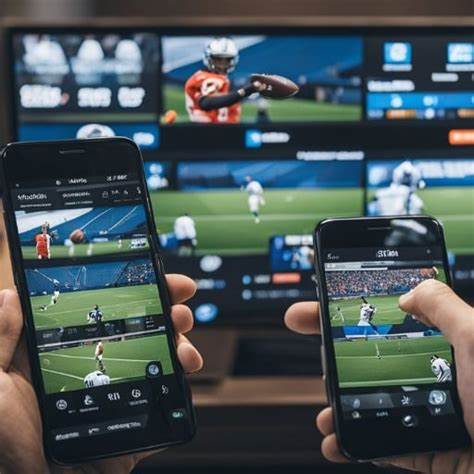 Multiple devices streaming live football game